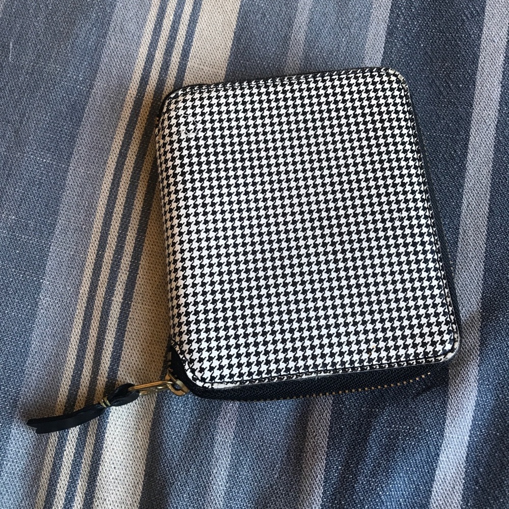 Comme des Garcons Houndstooth Wallet